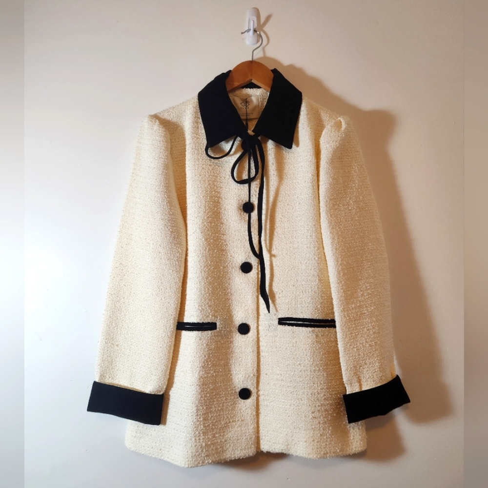 Cubic Tweed Coat